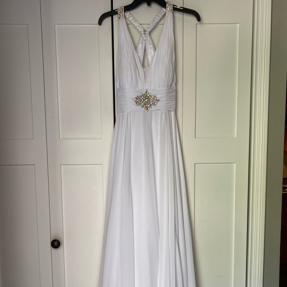 White long dress